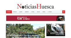 Desktop Screenshot of noticiashuesca.com