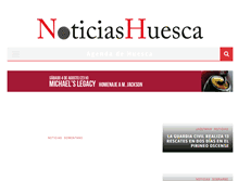 Tablet Screenshot of noticiashuesca.com